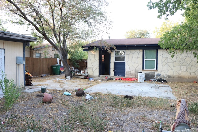 exterior space featuring a patio