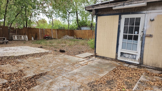 exterior space featuring a patio