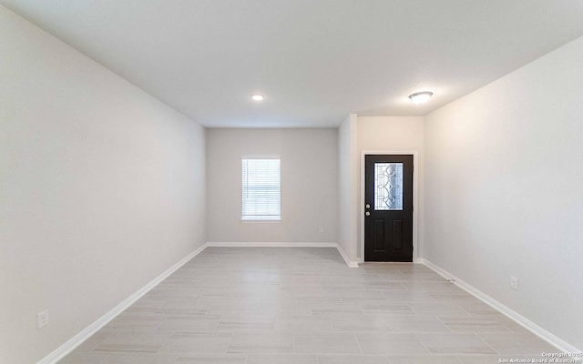 6523 Scooby Acres, San Antonio, TX 78253 - foyer entrance featuring baseboards and recessed lighting