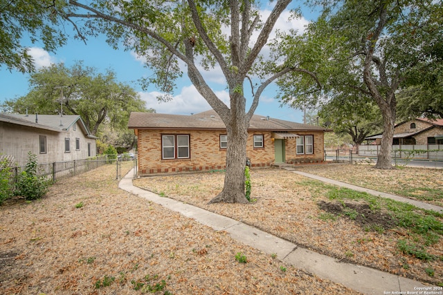 view of ranch-style house