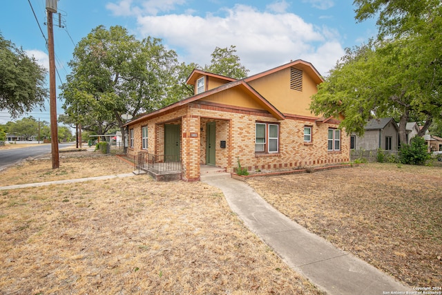 view of front of house with a porch