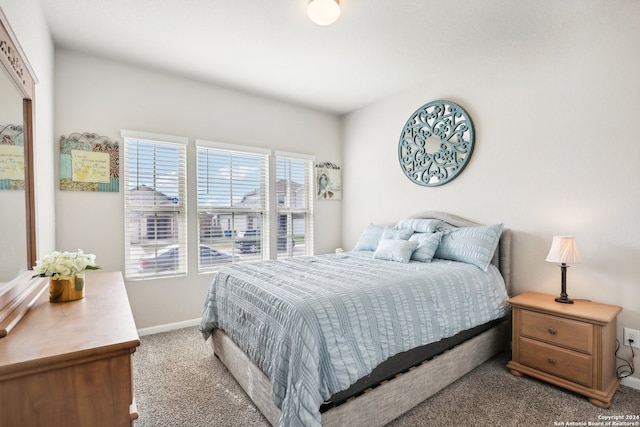 bedroom featuring carpet floors