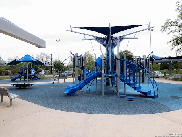 view of play area