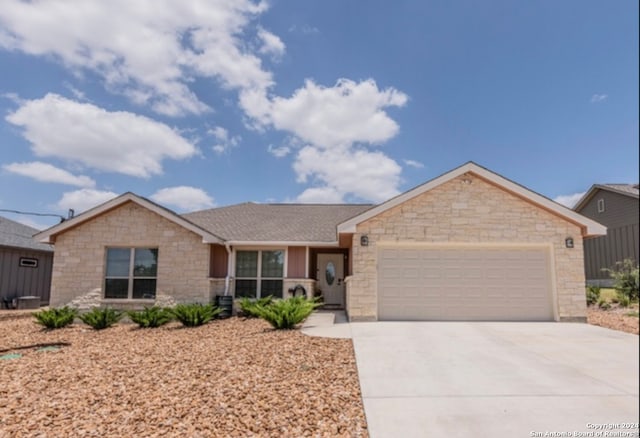 ranch-style house with a garage