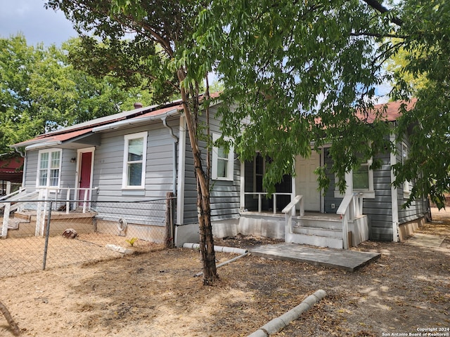 view of front of home