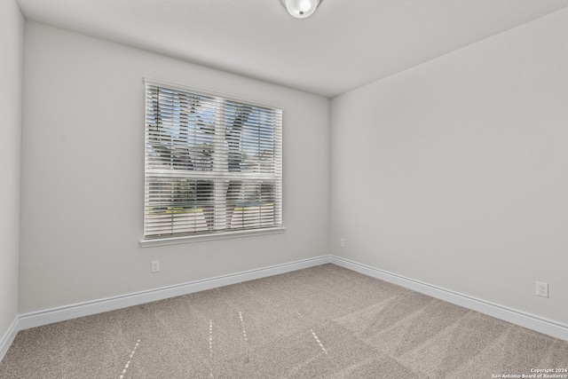 unfurnished room featuring carpet flooring