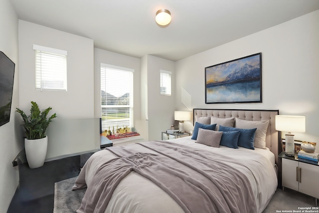 bedroom featuring carpet flooring