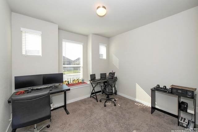 office with carpet