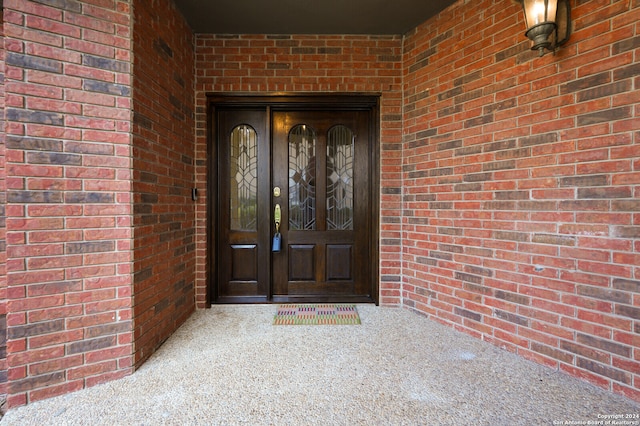 view of entrance to property