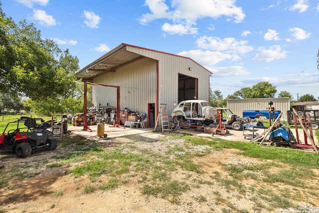 view of outbuilding