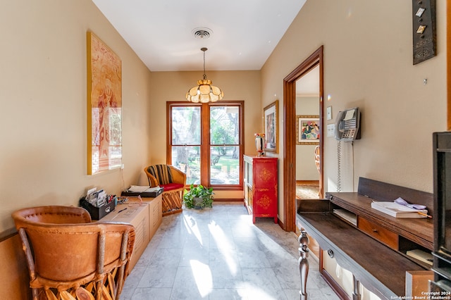 view of sitting room