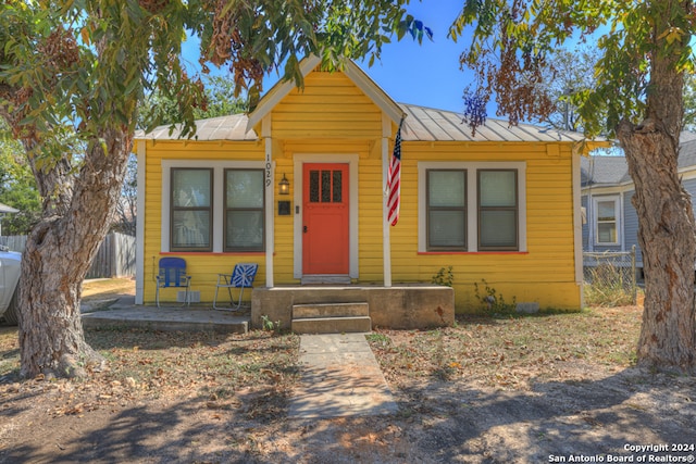 view of bungalow-style house