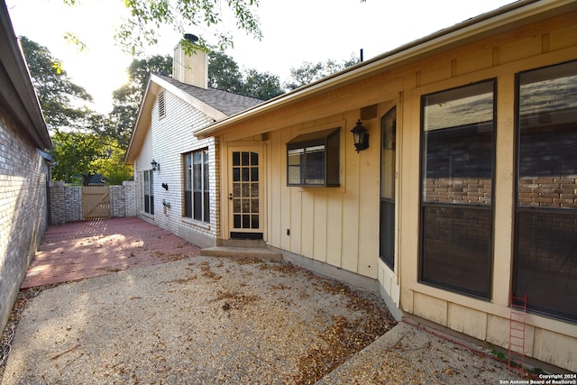 exterior space featuring a patio