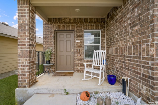 view of entrance to property