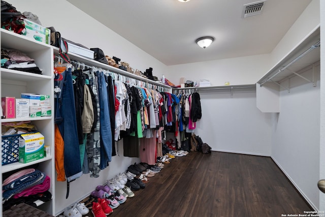 6720 Marble Lk, Live Oak, TX 78233 - spacious closet with wood finished floors