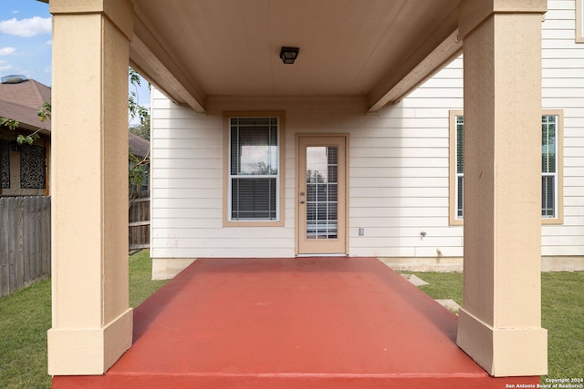 view of patio