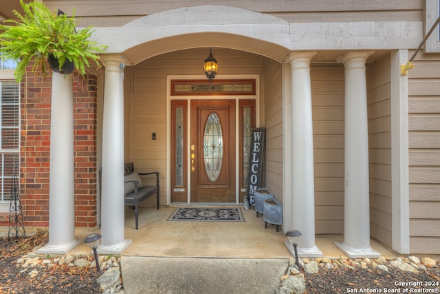 view of entrance to property