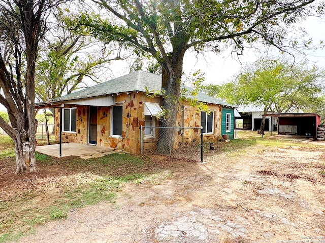 view of front of home