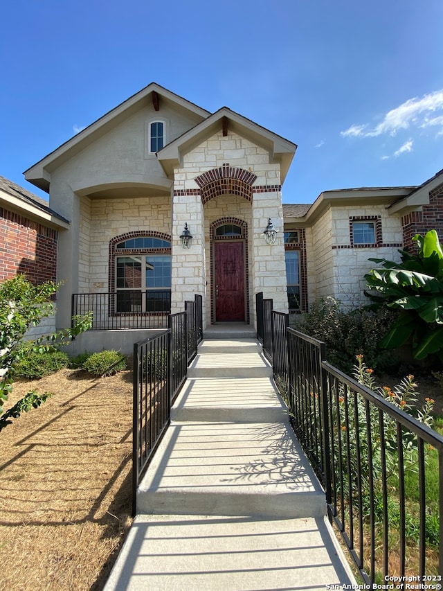 view of front of home