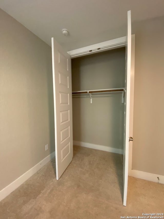 view of closet