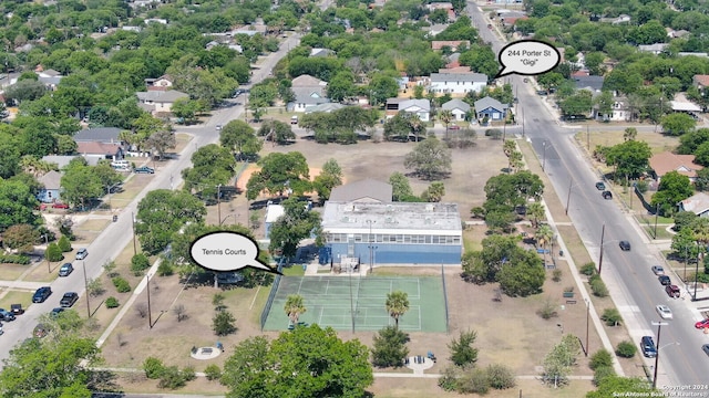 244 Porter St, San Antonio, TX 78210 - drone / aerial view