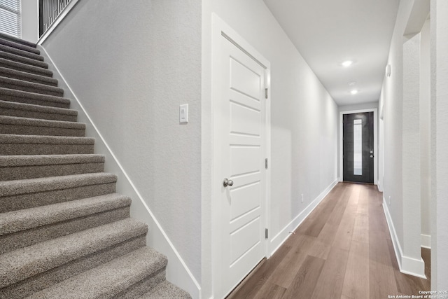 1327 Larkspur Pass, San Antonio, TX 78245 - hallway featuring hardwood / wood-style flooring