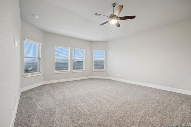 1327 Larkspur Pass, San Antonio, TX 78245 - empty room featuring carpet floors and ceiling fan
