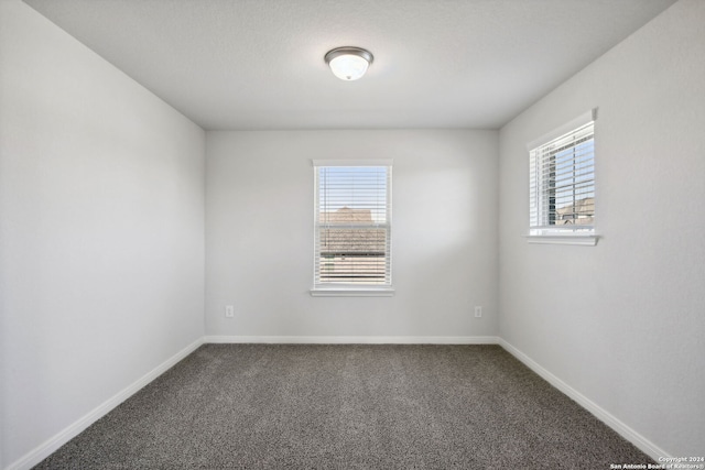 unfurnished room featuring carpet flooring