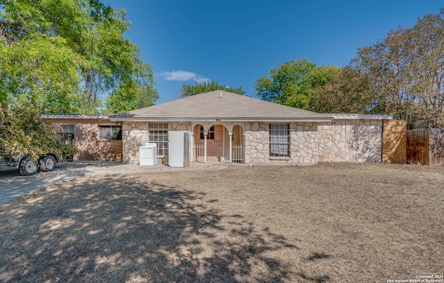 view of ranch-style house