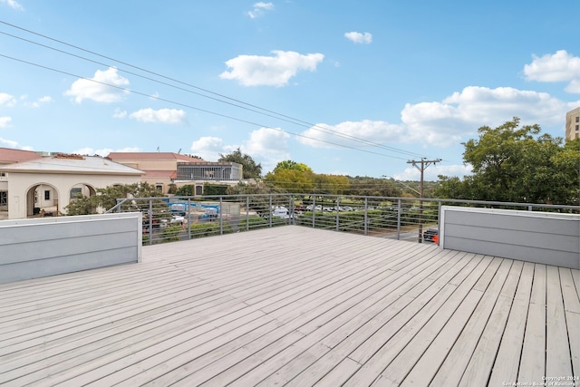 view of deck