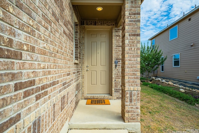 view of entrance to property