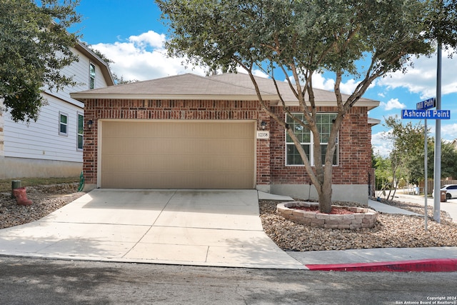 ranch-style house with a garage