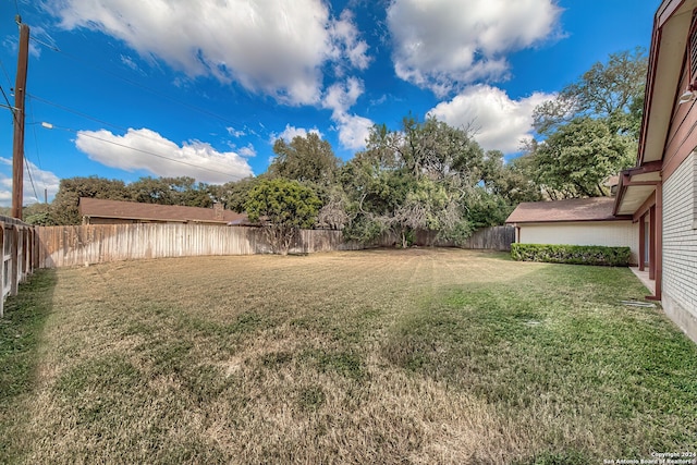 view of yard