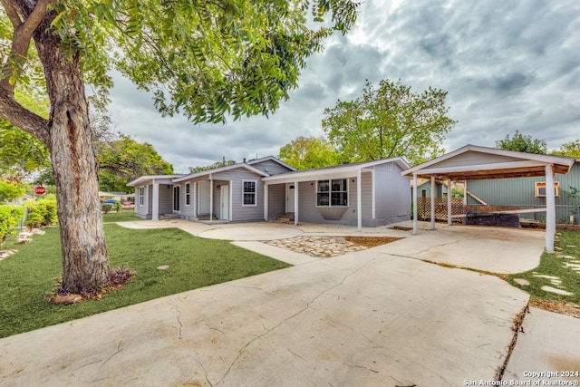 1703 Allende, San Antonio, TX 78237 - rear view of house with entry steps