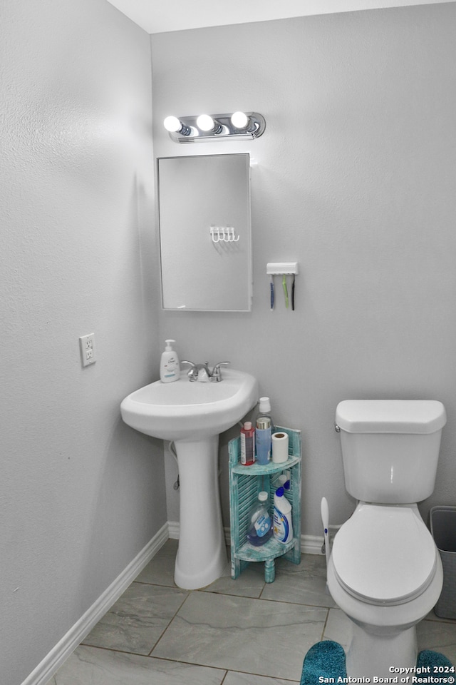 bathroom with toilet