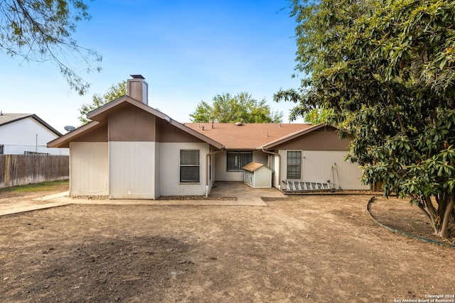 view of rear view of property