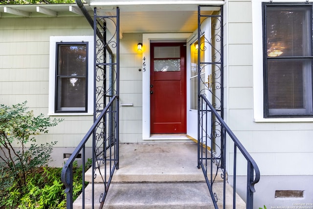 view of entrance to property