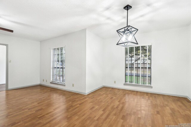 interior space with wood-type flooring