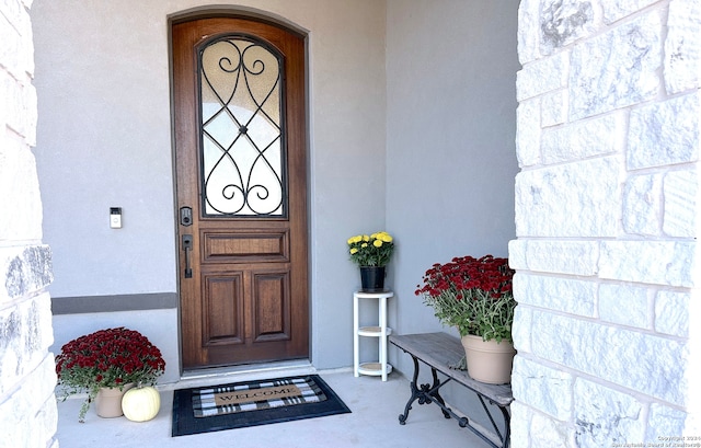 view of entrance to property