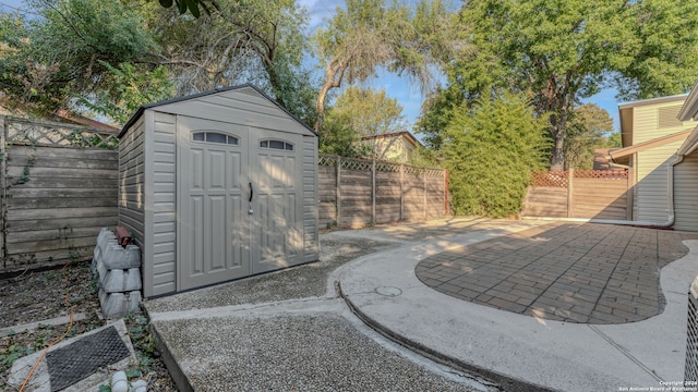 view of outbuilding