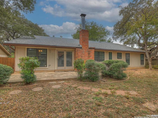 view of back of property