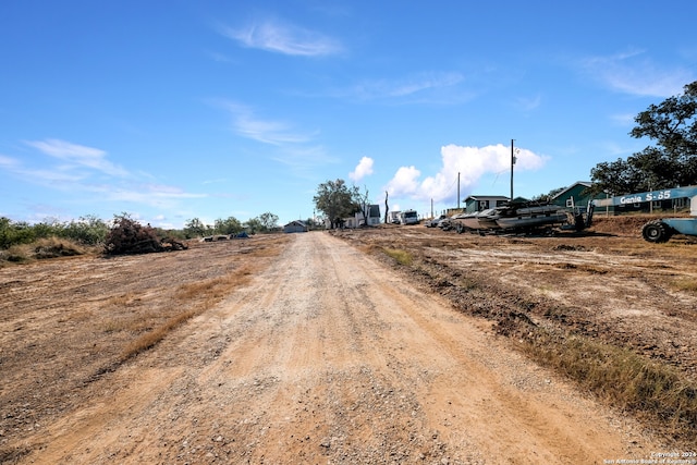 view of road