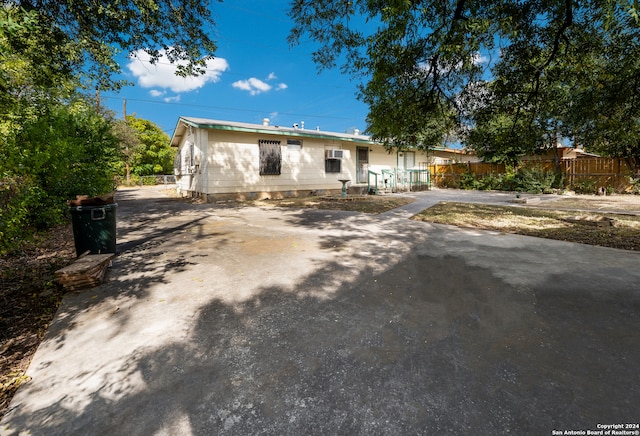 view of front of home