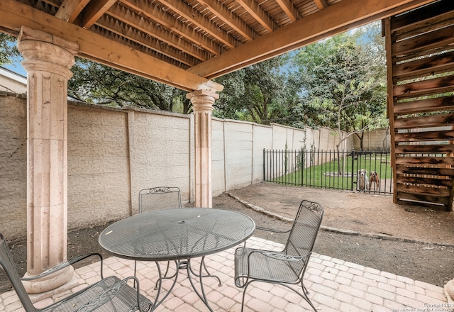 view of patio