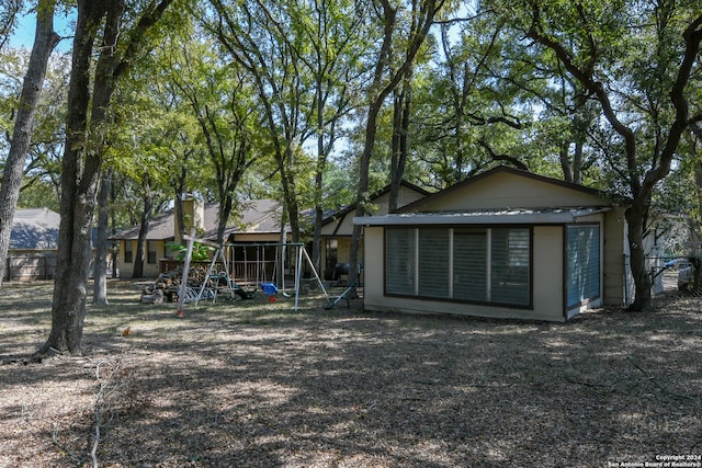 view of back of property