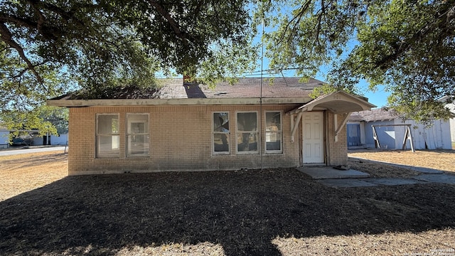 view of front of home