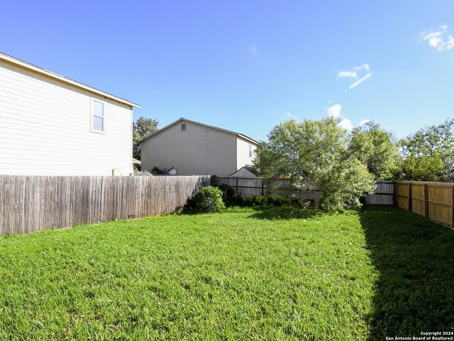 view of yard