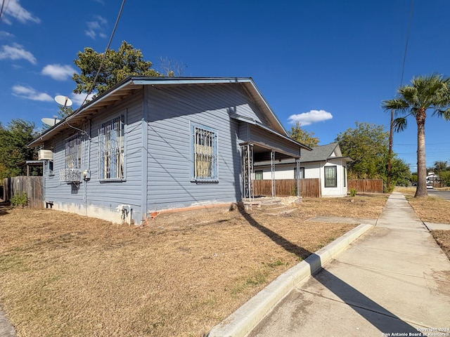 view of side of home