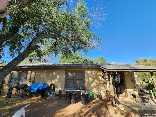 view of back of property