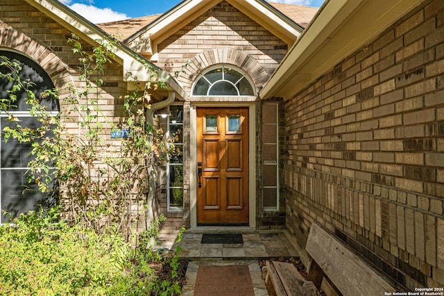 view of entrance to property